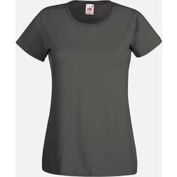 Fruit of the Loom XL, Light Graphite Ladies/Womens Lady-Fit Valueweight Short Sleeve T-Shirt