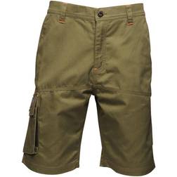 Regatta 40, Dark Khaki Mens Heroic Cargo Shorts