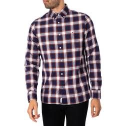 Tommy Hilfiger BLOCK TARTAN SF SHIRT Blå