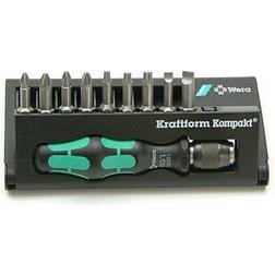 Wera Kraftform Kompakt 10 Insert Set Bit Screwdriver