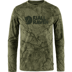 Fjällräven Värmland Wool LS Men, green camo-2XL