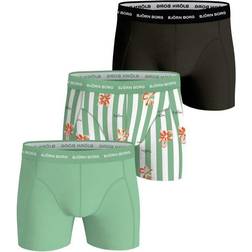 Björn Borg Cotton Stretch Boxer 3-pack Grøn