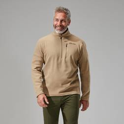 Berghaus Prism Beige fleece med brystlomme og 1/2 lynlås-Neutral Beige