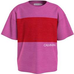 Calvin Klein Colour Block T-shirt - Lucky Pink (IG0IG01345-VTB)