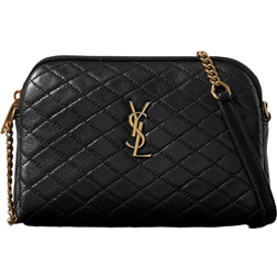 Saint Laurent Gaby Mini Quilted Shoulder Bag - Black