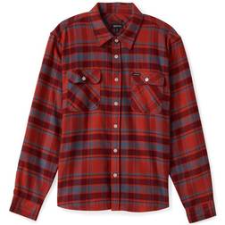 Brixton Bowery Flannel Hemd - Rot