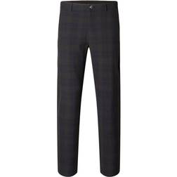 Selected SLHSLIM Robert Des Flex 175 Byxor - Marinblazer/Brun