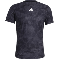 adidas Tennis Paris Heat.RDY Freelift Tee - Carbon/Black