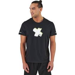 2XU Men's Light Speed Tee, S, Black White X/White Reflective