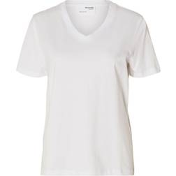 Selected Klassiska T-shirt Vit