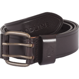 Woodline Leather Belt - Ruskea