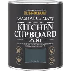 Rust-Oleum Kitchen Cupboard Wood Paint Evening Blue 0.75L