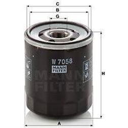 MANN-FILTER Oil Filter W 7058