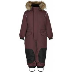 Mikk-Line Snowsuit with Hood - Decadent Chocolate (ML19129)