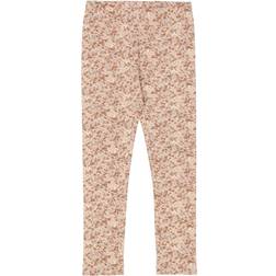 Wheat Kid's Jersey Leggings - Pale Lilac Flowers (0853H-150-1359)