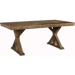 Ashley Grindleburg Farmhouse Dining Table 42x76"