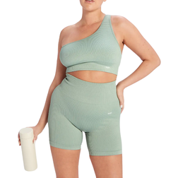 MP Tempo Rib Seamless Asymetric Bra - Sage Green