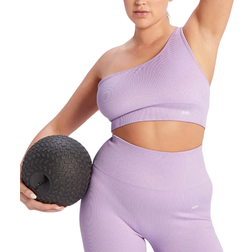 MP Tempo Rib Seamless Asymetric Bra - Bright Lilac