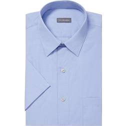 Van Heusen Men's Short Sleeve Dress Shirt - Cameo Blue