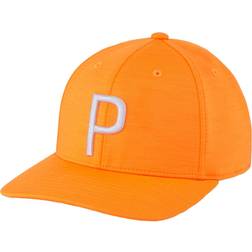 Puma Youth P Cap Hat - Orange/Grey (2443906)