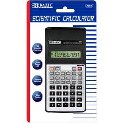 Bazic Bazic 10-Digit Scientific Calculator with Flip Cover, Black 3003