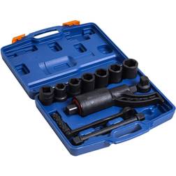 Durhand 7 Multiplier Nut Long Rocking 6-Point Sockets 4-Point/Square Sockets Carry Case Blue/Black