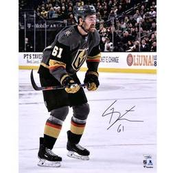 Mark Stone Vegas Golden Knights Autographed x Black Jersey Skating Photograph