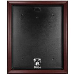 Brooklyn Nets Mahogany Framed Logo Jersey Display Case