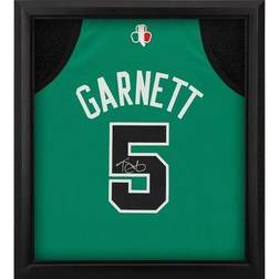 Kevin Garnett Kelly Green Boston Celtics Autographed Framed Mitchell & Ness 10/6/07 Italy Authentic Jersey Shadowbox