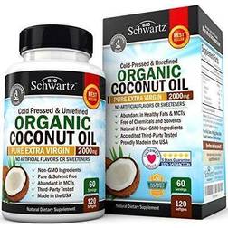 BioSchwartz Organic Coconut Oil 120 Softgels