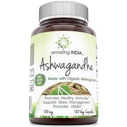 Amazing India Ashwagandha Made with Ashwagandha 500