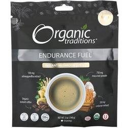 Organic Traditions Instant Mushroom Coffee, Endurance Fuel, 5