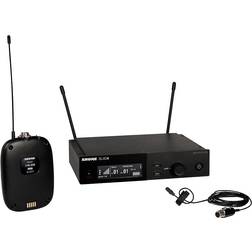 Shure SLXD14/DL4 Digital Wireless System with DL4 Lavalier Mic, G58: 470-514MHz