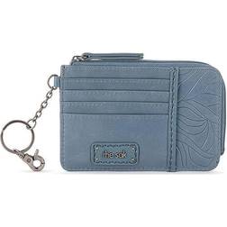 The Sak Iris Card Wallet Maritime Wave Embossed Wallet Handbags