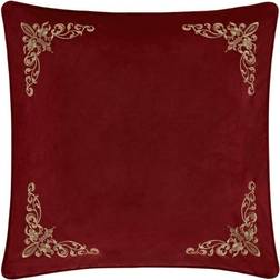 Five Queens Court Nicholas Crimson Euro Pillow Case Red