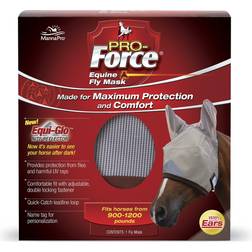 Pro-Force Equine Fly Mask With Ears & Equi-Glo