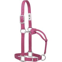 Weaver Nylon Chrome Adjust Halter Blush