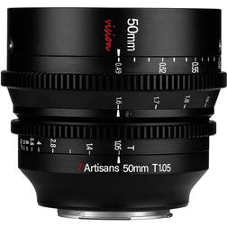 7artisans 50mm T1.05 Canon EOS-R Mount Black