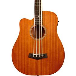 Gold Tone 25" Scale Left-Handed Fretless Acoustic-Electric Microbass Natural