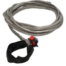 1/4 25 ft. Synthetic Winch Line Extension with Integrated Shackle