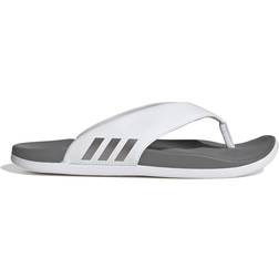 Adidas Adilette Comfort - Cloud White/Taupe Met./Grey Three