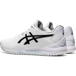 Asics Men's Gel-Resolution Tennis Shoes, 11.5, White/Black