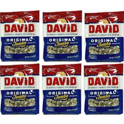 David salted & roasted jumbo original sunflower seeds 3.75