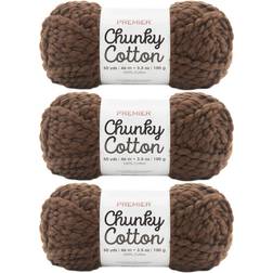 Premier Yarns Chunky Cotton Yarn-Chocolate