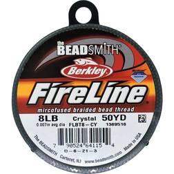 Beadsmith 8lb fireline crystal bead thread,50 yds reel,jewellery, art&craft tool