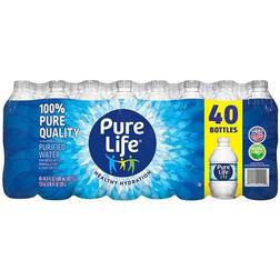 Nestlé Pure Life Purified Water 16.9 Ounce bottles, 40