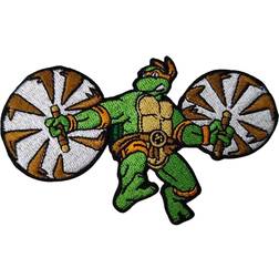 Nickelodeon Michelangelo 1980s Ninja Turtles Iron on Patch