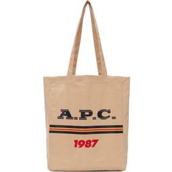 A.P.C. Taupe Lou Tote BAE TAUPE UNI