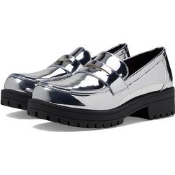 Womens Dirty Laundry Voidz Metallic Loafer Silver SILVER