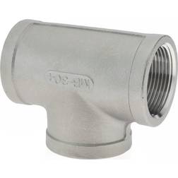 1-1/4 In. 304 Stainless Steel Tee FNPT Class 150 300 PSI Import